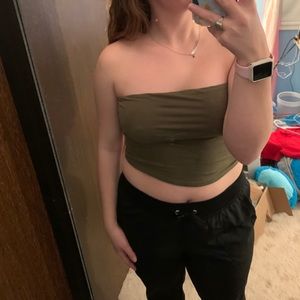 green tube top